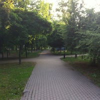 Photo taken at Kurenivskyi Park by Aleksandra K. on 5/15/2013
