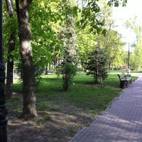 Photo taken at Kurenivskyi Park by Aleksandra K. on 4/29/2013