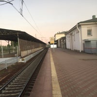 Photo taken at Tsarskoe Selo Railway Station by Антон Д. on 7/12/2021
