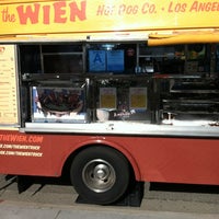 Photo taken at The WIEN Hot Dog Truck by Raymond M. on 1/10/2013