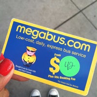 Photo taken at Megabus.com Bus Stop by Leticia on 5/17/2013