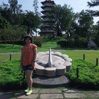 Photo taken at Pagoda, Chinese Garden by Devie A. on 6/7/2013