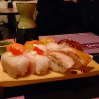 Photo taken at Sushi Qube by Lars K. on 3/19/2014