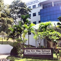 Photo taken at Wee Kim Wee School of Communication and Information by Ted Patrick B. on 7/16/2014