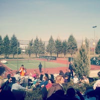 Photo taken at Tennis courts - Aleksandar Palace hotel by Ioannis G. on 3/23/2013