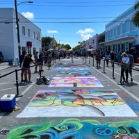 Foto diambil di Street Painting Festival in Lake Worth, FL oleh Tom 😎 C. pada 2/27/2022