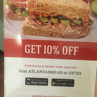 Photo taken at Atlanta Bread by David G. on 7/9/2016