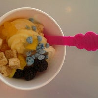 Photo taken at Menchie&amp;#39;s Red Bug Village by Natascha F. on 5/12/2012