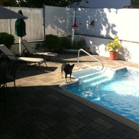 Photo taken at Barclay Ave poolside by Kerry S. on 6/15/2012