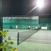 Photo taken at Udomsuk Tennis Court by Shin C. on 1/8/2012