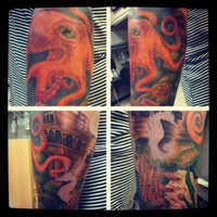Photo taken at Twisted Tattoo by Sam on 6/20/2012