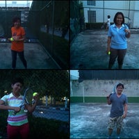 Photo taken at Tennis Court by Nattapat V. on 5/5/2011