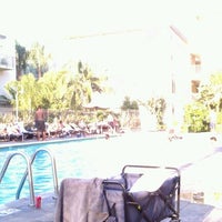 Photo taken at NoHo Commons Pool House by Taylor B. on 9/6/2011
