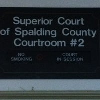 Photo taken at Spalding County Courthouse by Michael B. on 11/23/2011