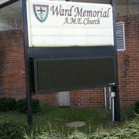 Photo taken at Ward Memorial AME Church by TJ on 1/3/2012