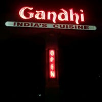 Photo taken at Gandhi India&amp;#39;s Cuisine by Soul on 11/2/2011