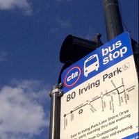 Photo taken at #80 Irving Park/Damen Bus Stop by Guy F. on 8/9/2011