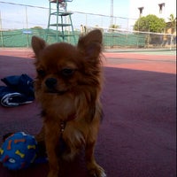 Photo taken at Tennis court@Kmitl by Pook P. on 1/8/2012