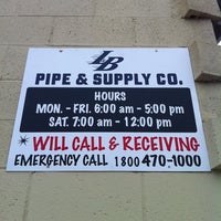 Photo taken at L &amp;amp; B PIPE by TONY A. on 9/21/2011