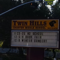 Photo taken at Twin Hills Charter Middle School by Shadow S. on 11/28/2011