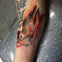Photo taken at Onizuka Tattoo by Nina S. on 3/10/2012