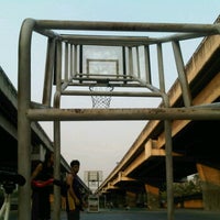 Photo taken at Basketball Court (under the highway) by Manit C. on 2/5/2012