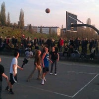 Photo taken at Basketballplatz im Mauerpark by kosmar k. on 11/6/2011