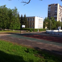Photo taken at Школа № 1205 «Единство» by Katya S. on 5/16/2012