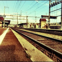 Photo taken at Bahnhof Ostermundigen by rouge on 12/1/2011