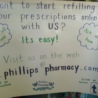 Photo taken at Phillips Pharmacy - Your Hometown Pharmacy by Benjamin M. G. on 10/2/2011