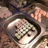 Photo taken at Sushi Hikari by Emilie S. on 2/19/2012