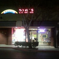 Photo taken at Rainbow Donuts by Maria A. on 4/8/2012