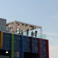Photo taken at BBC Olympic Outside Broadcast Unit by Howard G. on 8/9/2012