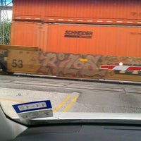Photo taken at Train Crossing At Westheimer by Amanda Z. on 4/12/2012