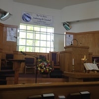Photo taken at Greater Centennial AME Zion Church by Samantha G. on 4/29/2012