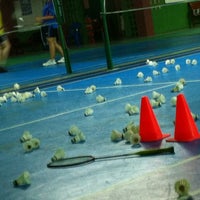 Photo taken at T-SMASH Badminton Sport Club by suttiwan s. on 3/6/2012