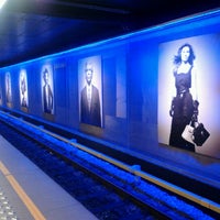 Photo taken at Metro Line 6 (MIVB / STIB) by Decio B. on 7/14/2012