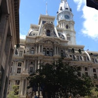 Photo taken at Philadelphia City Hall&amp;#39;s East Facade by Jessica (. on 7/21/2012