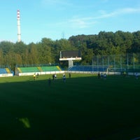 Photo taken at Stadion FK Dubravka by Инесса Д. on 8/29/2012