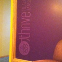 Photo taken at Thrive Healing Massage by Ashleigh U. on 4/30/2012
