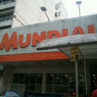 Photo taken at Supermercados Mundial by Eduardo Abreu on 11/4/2012