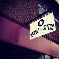 Photo taken at Dabble &amp;amp; Stitch by ams on 4/10/2013