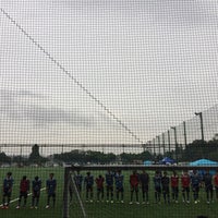 Photo taken at 等々力第1サッカー場 by yujifootwork on 9/24/2016