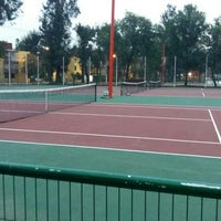 Photo taken at Canchas De Tenis (Velódromo) by Erick L. on 4/23/2016