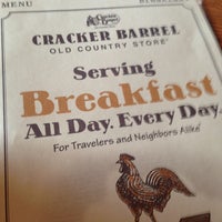 Photo taken at Cracker Barrel Old Country Store by Chris R. on 5/24/2013
