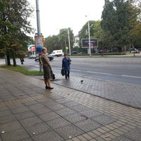 Photo taken at Остановка «Театральная улица» by Александра Г. on 9/27/2012