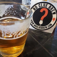 Beer Collectible STICKER <> NO CLUE Brew Brewery ~ Cucamonga CALIFORNIA Brewery