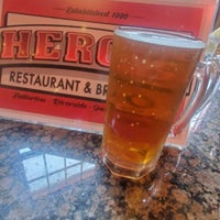 Photo taken at Heroes Restaurant &amp;amp; Brewery by Raymond H. on 9/26/2021