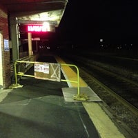 Photo taken at Wedgemere trainstation by Kelly L. on 11/26/2012