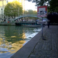 Photo taken at Pont tournant de la rue Dieu by Black M. on 9/30/2012